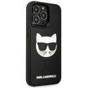 Karl Lagerfeld KLHCP13LCH3DBK 13 Pro / 13 6,1" czarny/black hardcase 3D Rubber Choupette