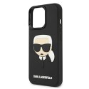 Karl Lagerfeld KLHCP13LKH3DBK iPhone 13 Pro / 13 6,1" czarny/black hardcase 3D Rubber Karl`s Head