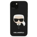Karl Lagerfeld KLHCP13SSLKHBK iPhone 13 mini 5,4" czarny/black hardcase Silicone Karl`s Head