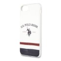 US Polo USHCI8PCSTRB iPhone 7/8/SE 2020 / SE 2022 biały/white Tricolor Pattern Collection