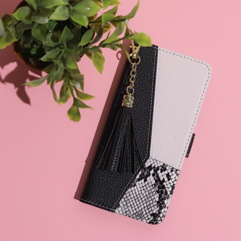 Etui Charms do Samsung Galaxy S22 Ultra czarne