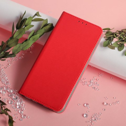 Etui Smart Magnet do Xiaomi Redmi Note 8T czerwone