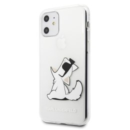 Karl Lagerfeld nakładka do iPhone 11 KLHCN61CFNRC przeźroczysta hard case Choupette Fun